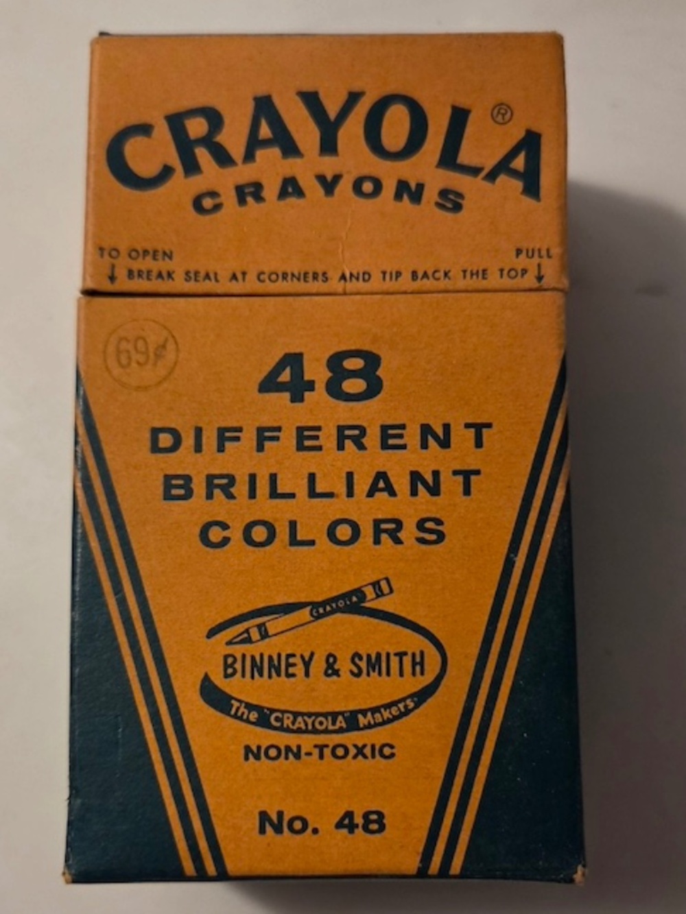 Vintage Box of Crayola Crayons
